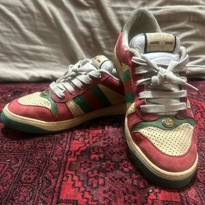 Gucci men’s shoe size 11, distressed look